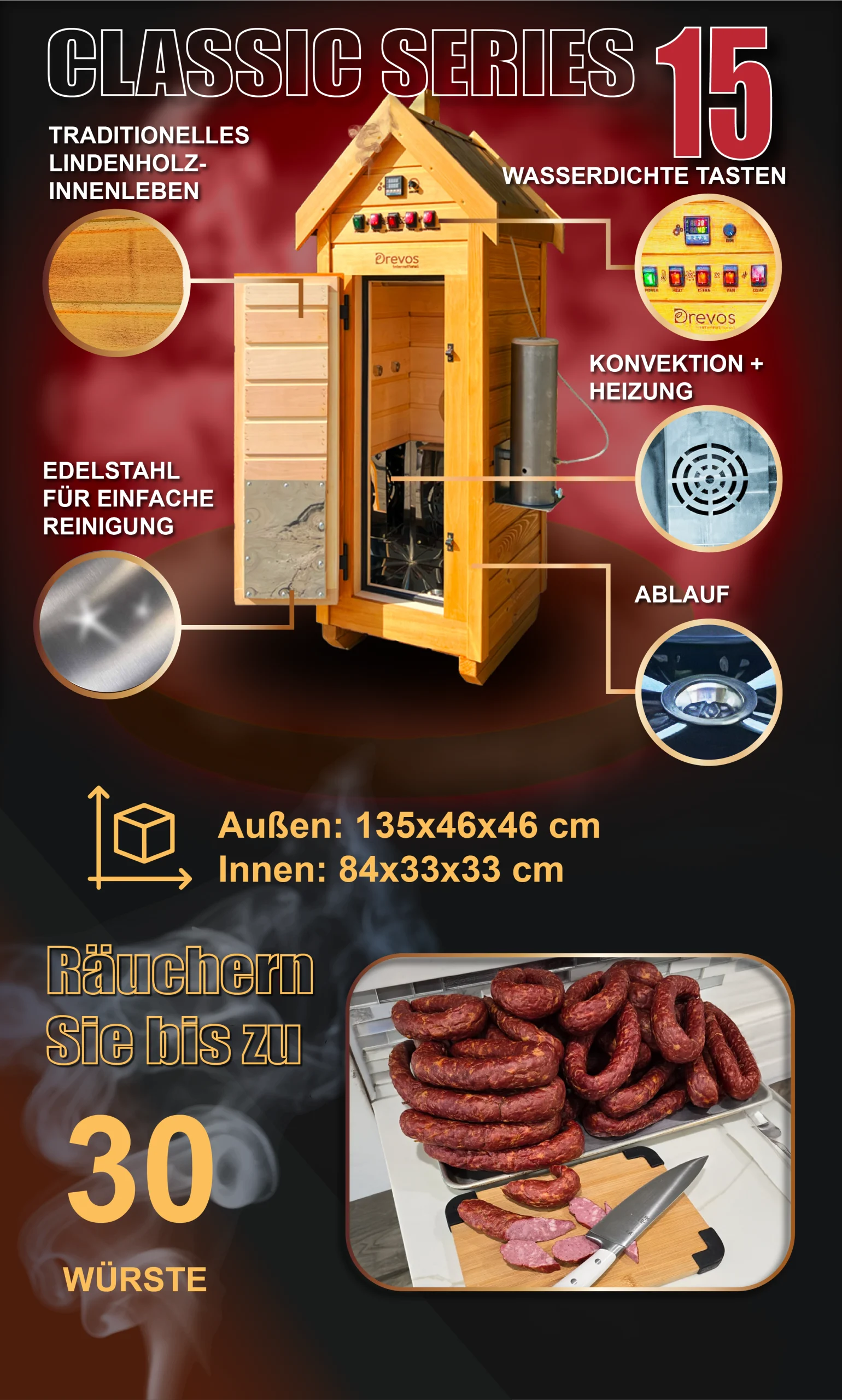 Räucherkammer Classic 15 10