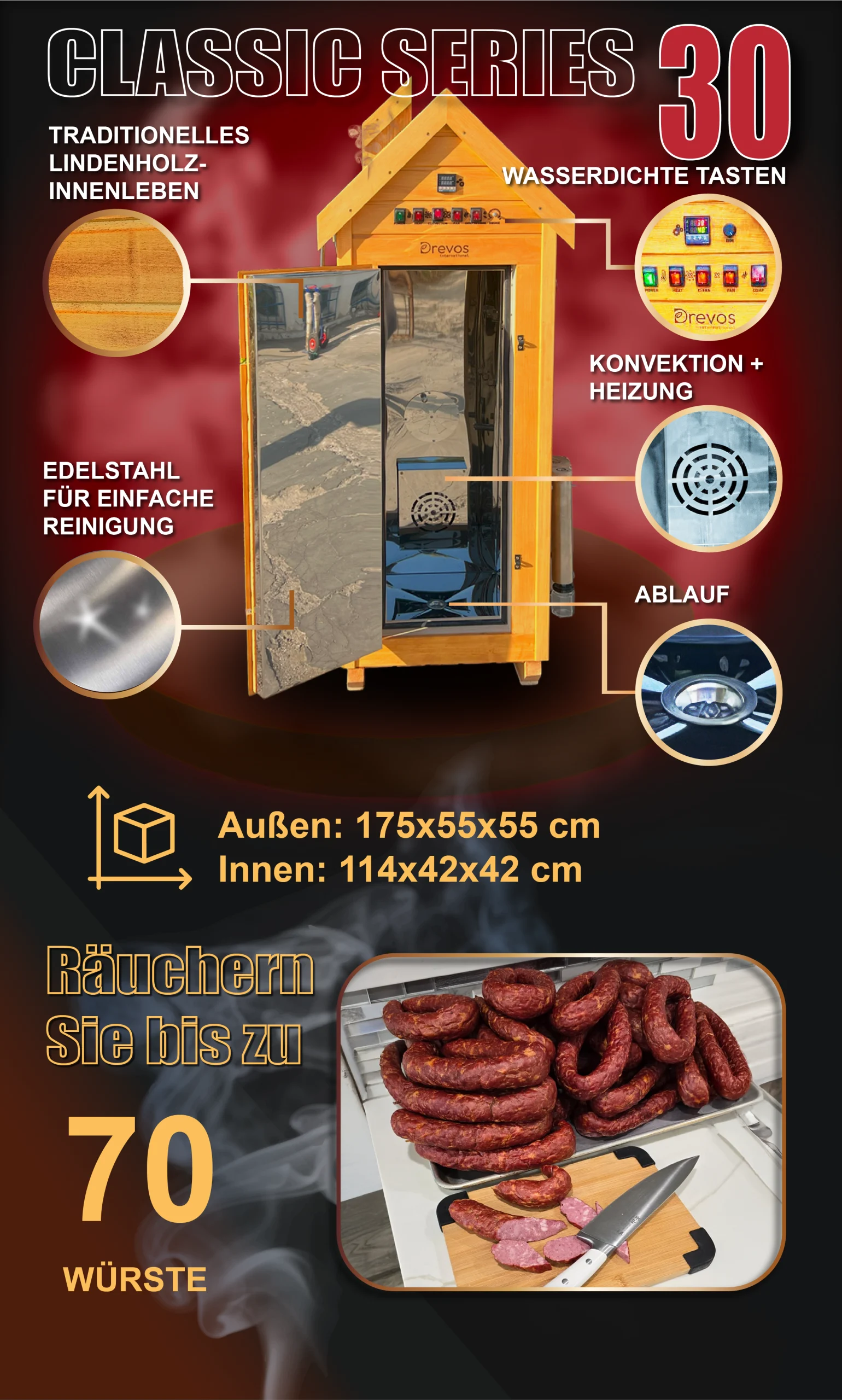 Räucherkammer Classic 30 12