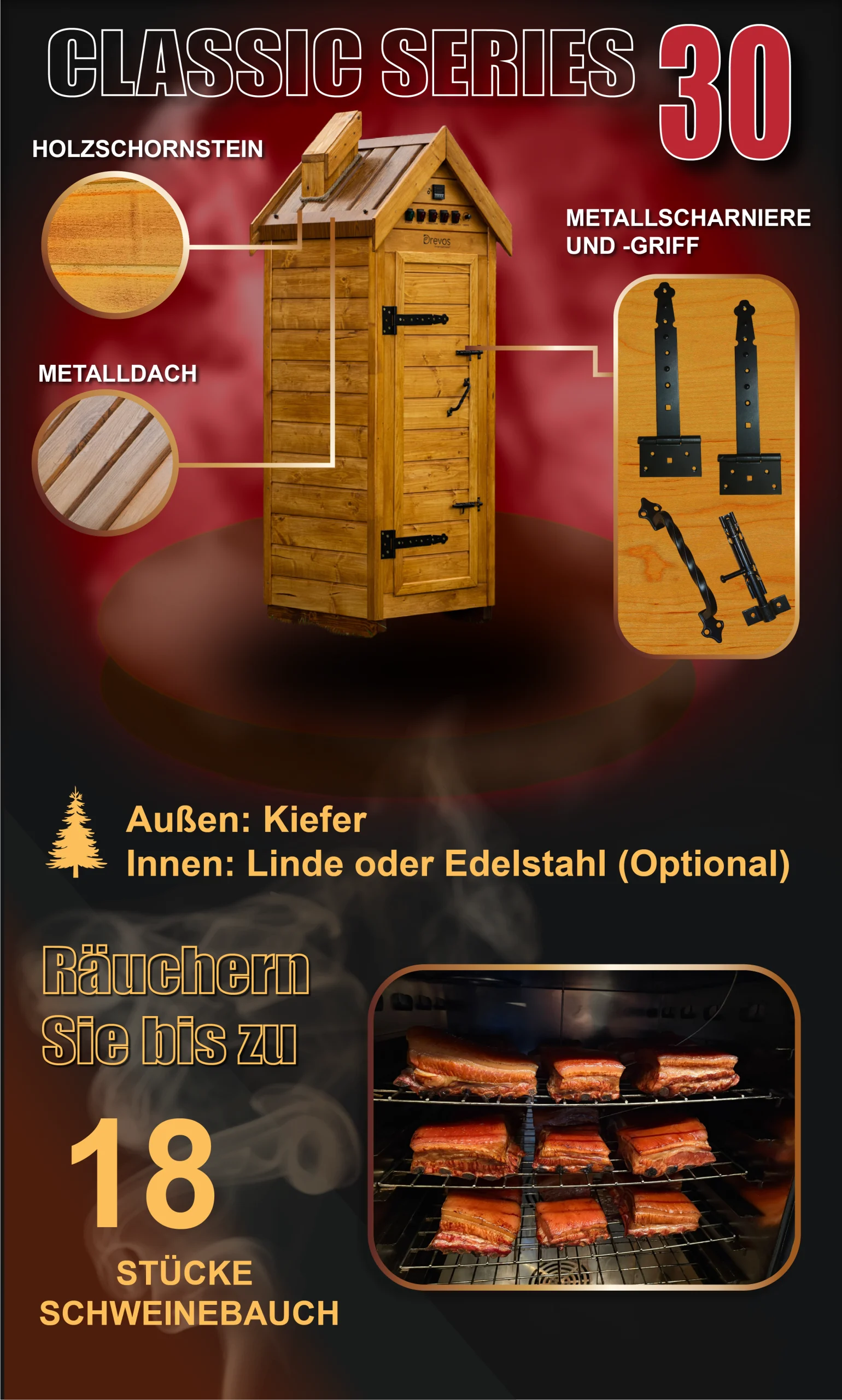 Räucherkammer Classic 30 14