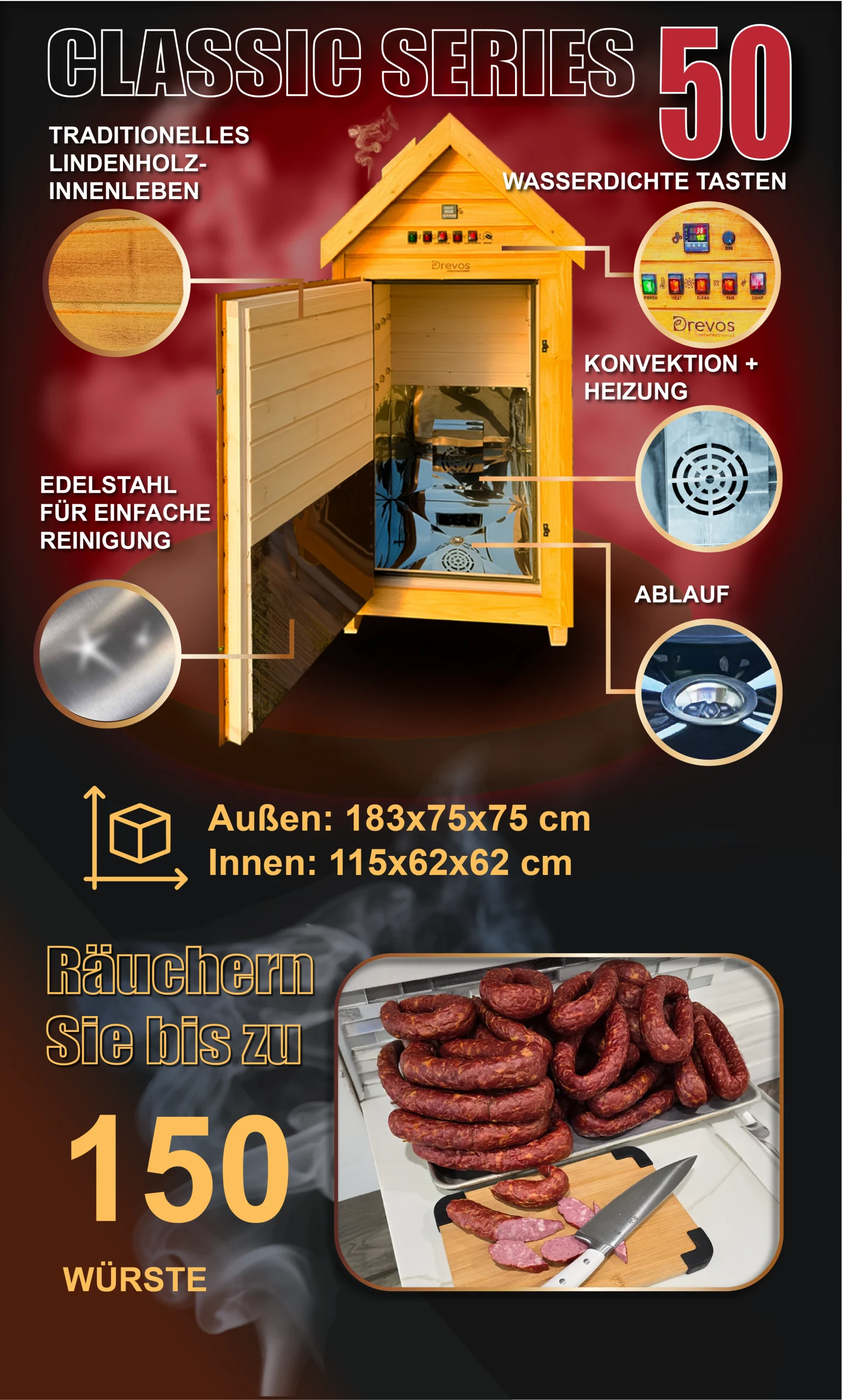 Räucherkammer Classic 50 10